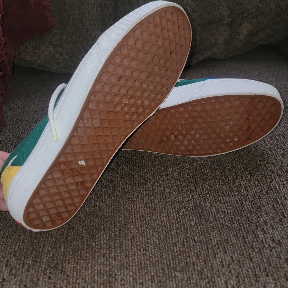 Vans Blue and Green Sneakers - Picture 4 of 6